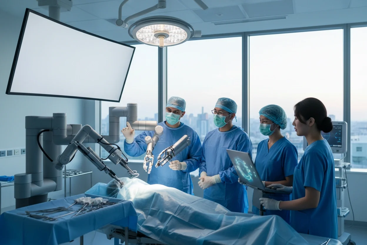 Professional image illustrating Understanding AI Robotics in Healthcare