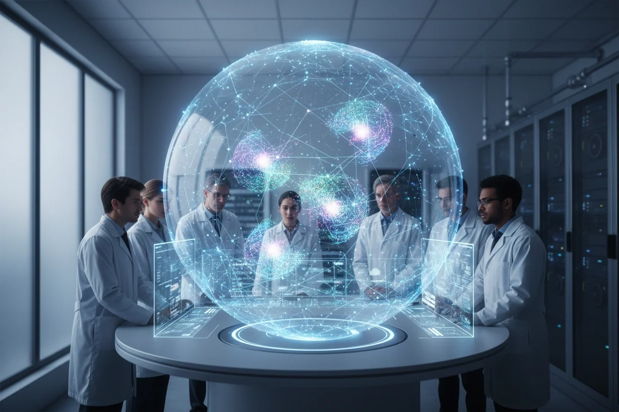 Professional image illustrating Exploring Quantum Encryption: Safeguarding Our Digital Future