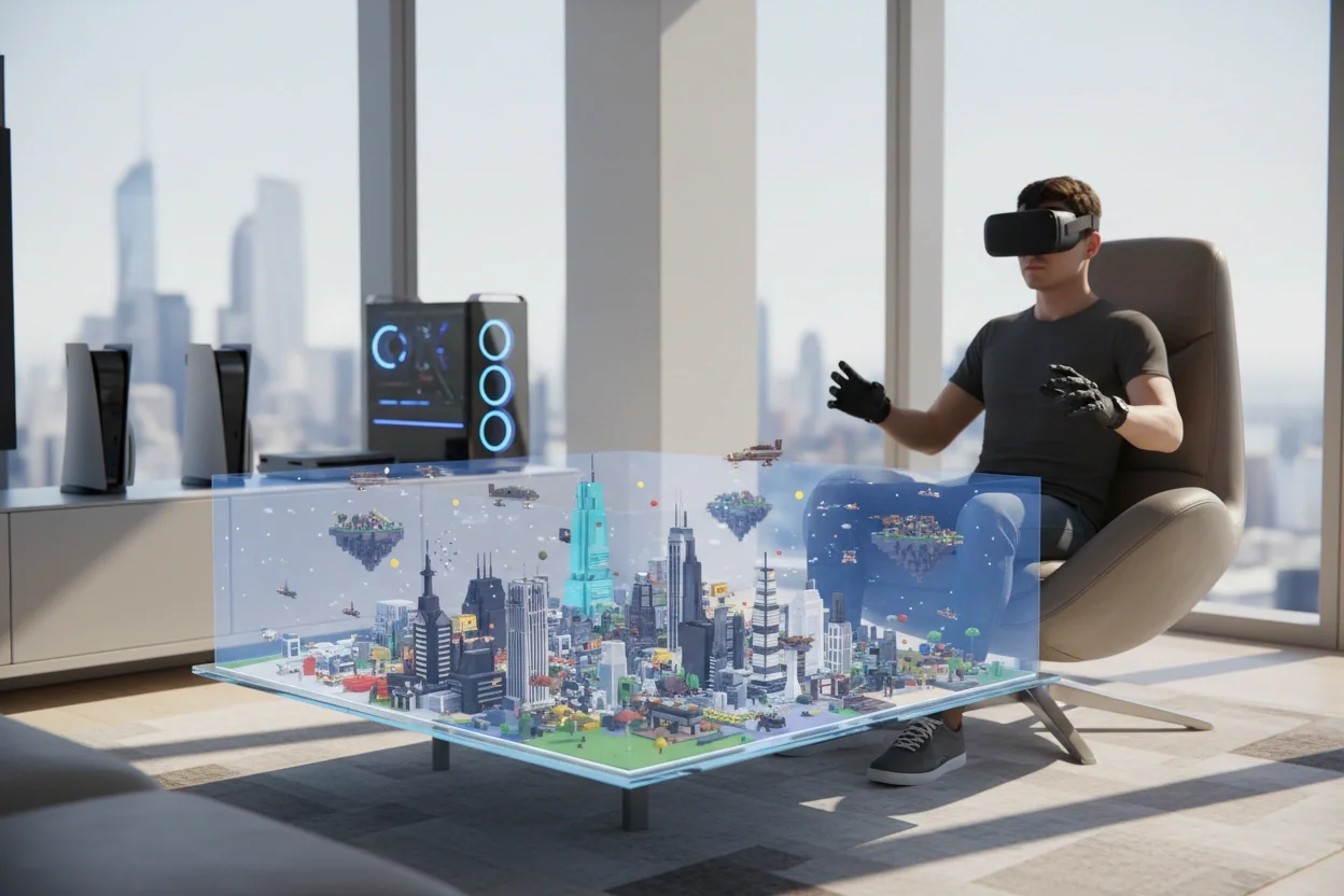 Professional image illustrating 1. Decentraland: The Virtual Real Estate Phenomenon