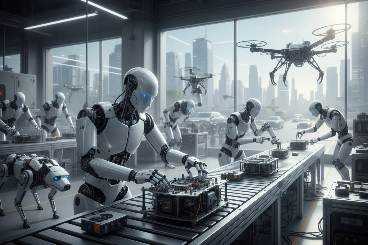 Professional image illustrating Top Trends in AI Robotics for 2026