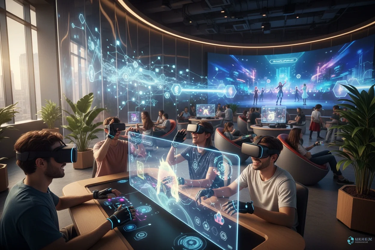 Professional image illustrating Top 10 Trends in Blockchain Entertainment This Year