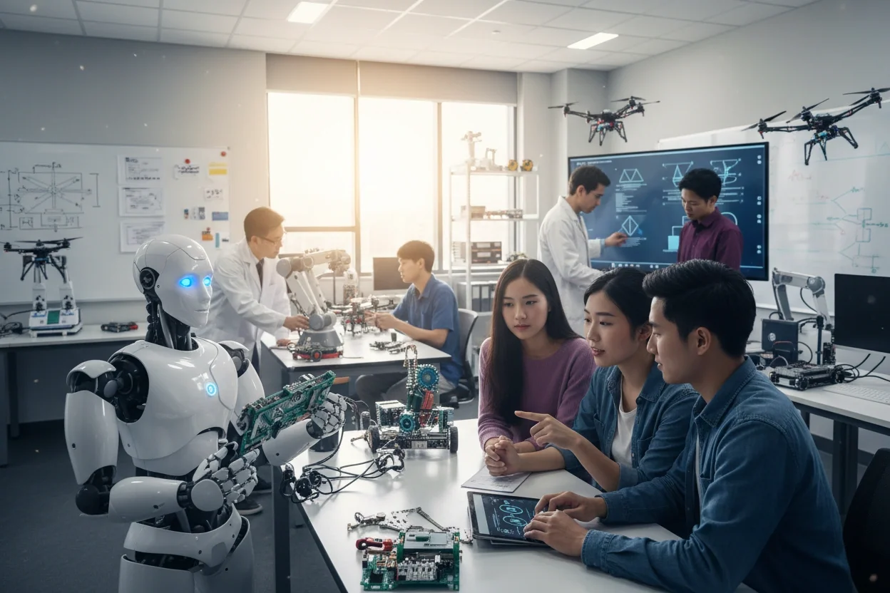 Professional image illustrating Understanding AI Robotics in Education