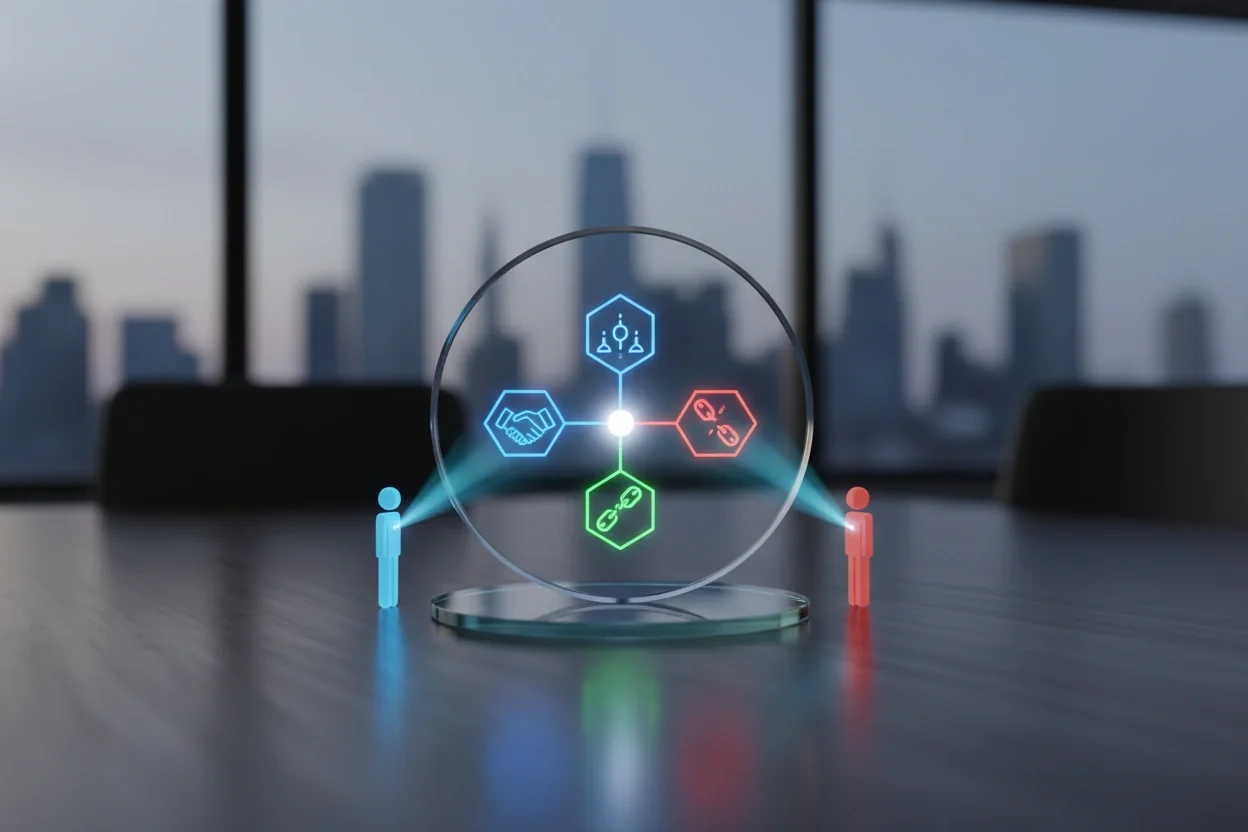 Professional image illustrating The Role of Smart Contracts in Conflict Resolution