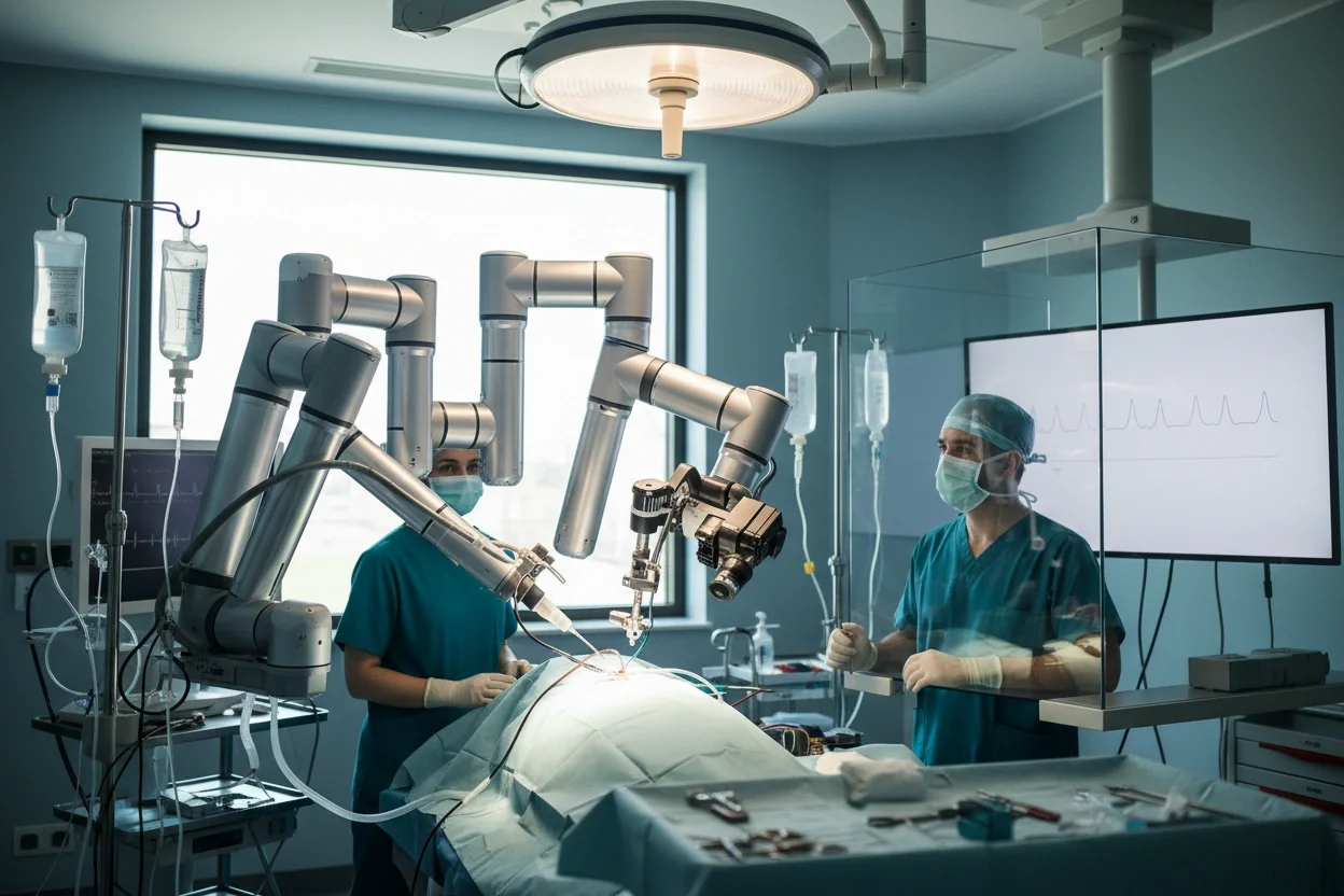 Professional image illustrating Understanding AI Robotics in Healthcare