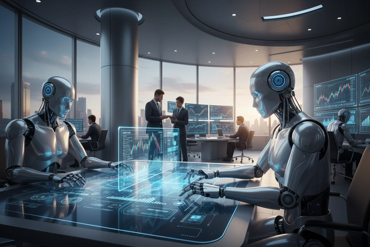 Professional image illustrating Understanding AI Robotics in Finance