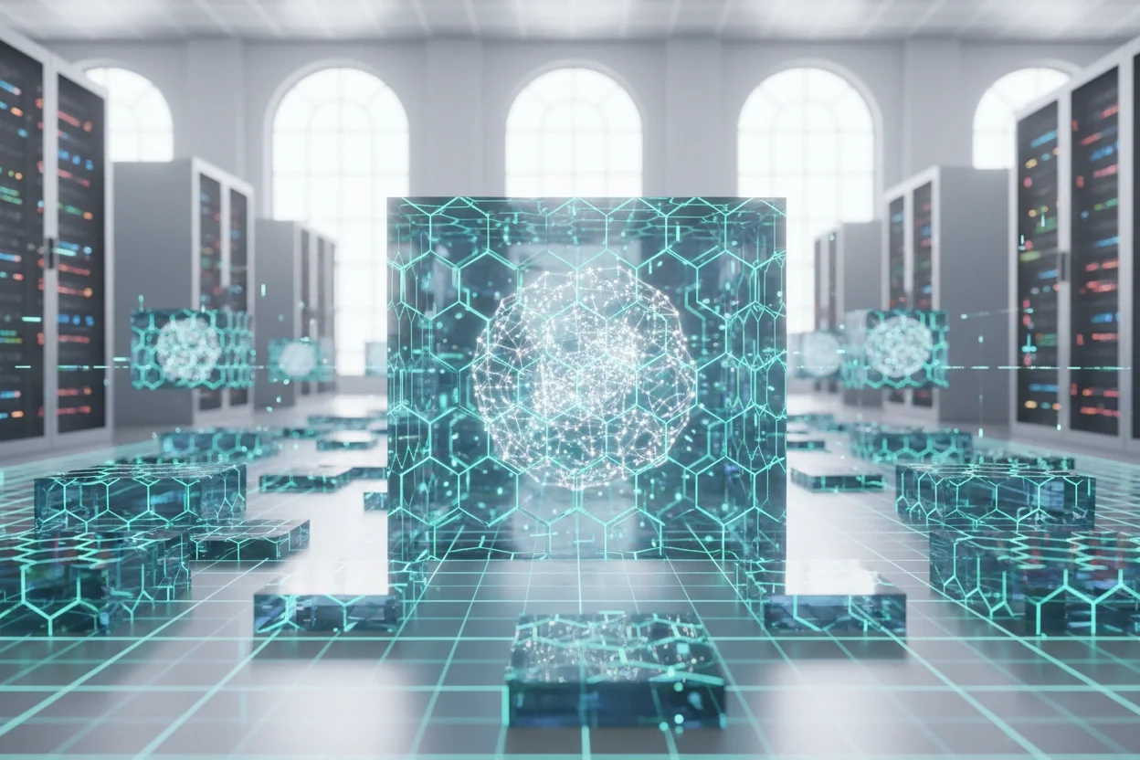 Professional image illustrating Understanding AI and Blockchain