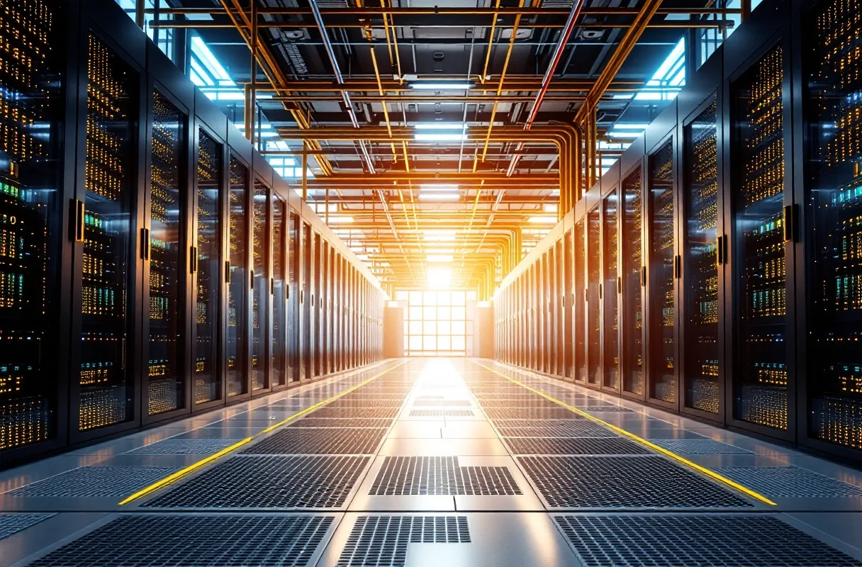 Professional image illustrating Current Trends in Data Center Design