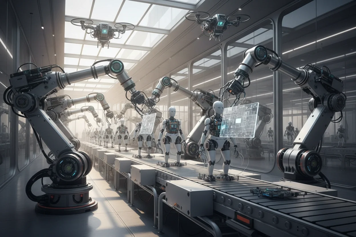 Professional image illustrating Top Trends in AI Robotics for 2026