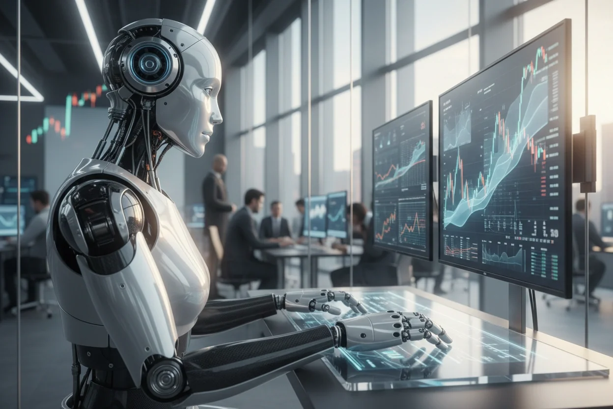 Professional image illustrating Understanding AI Robotics in Finance