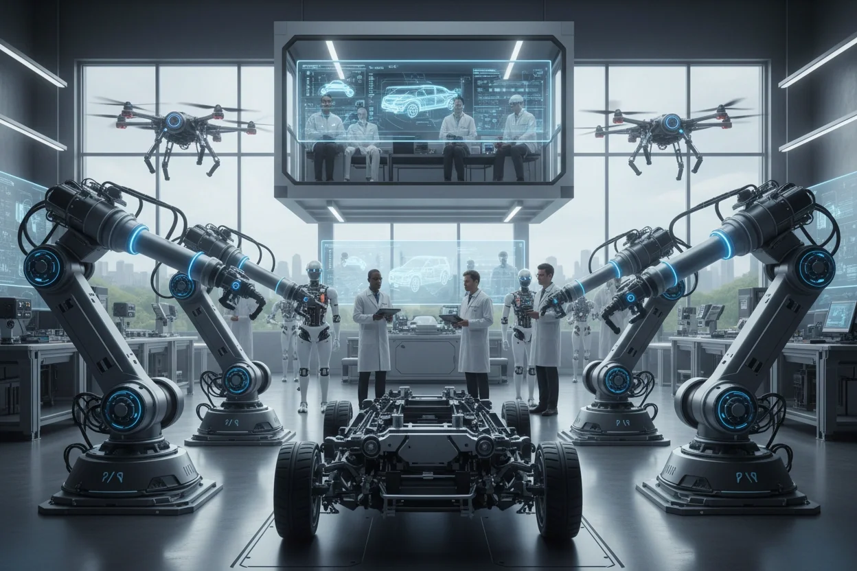 Professional image illustrating Top Trends in AI Robotics for 2026