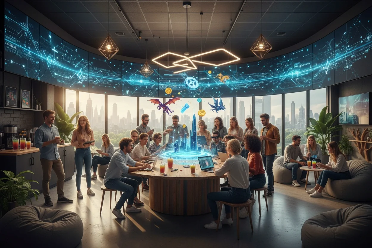 Professional image illustrating Building Successful Communities in Web3 Gaming and Entertainment
