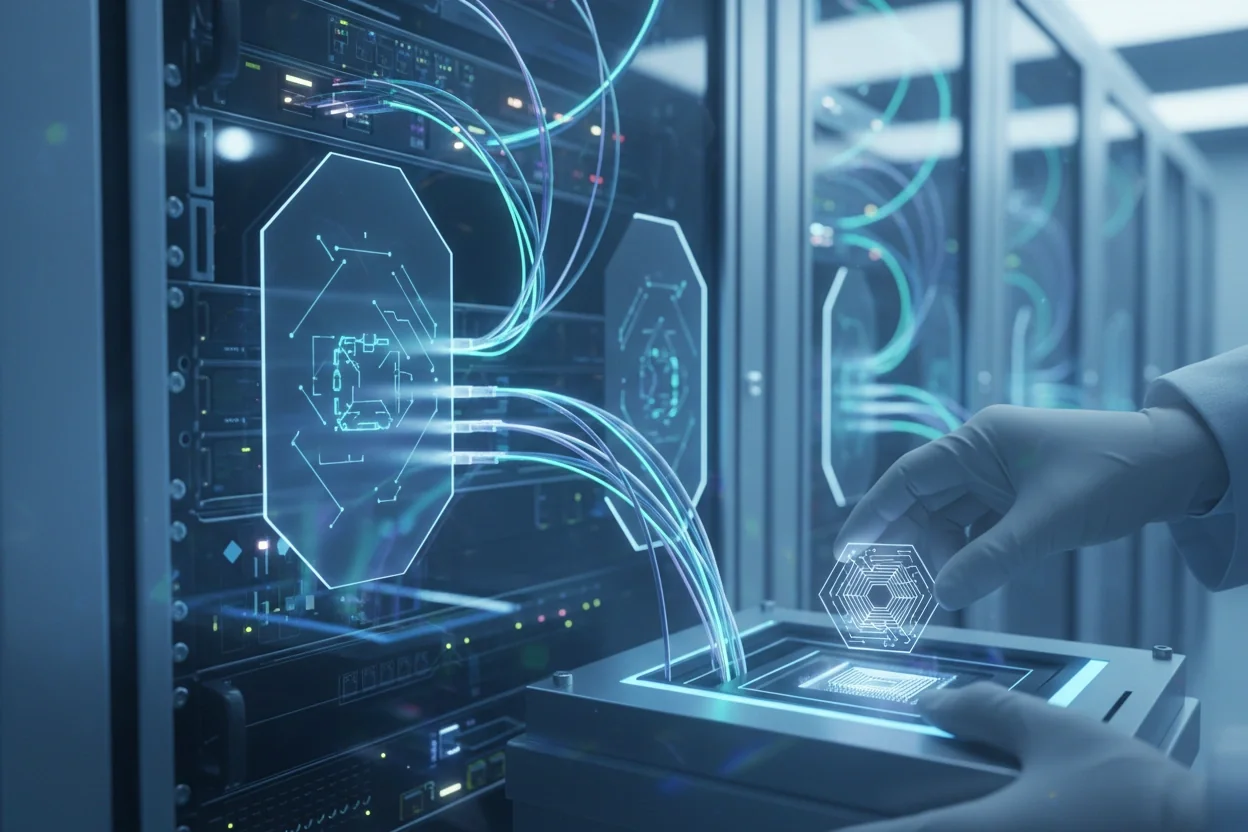 Professional image illustrating Exploring Quantum Encryption: Safeguarding Our Digital Future
