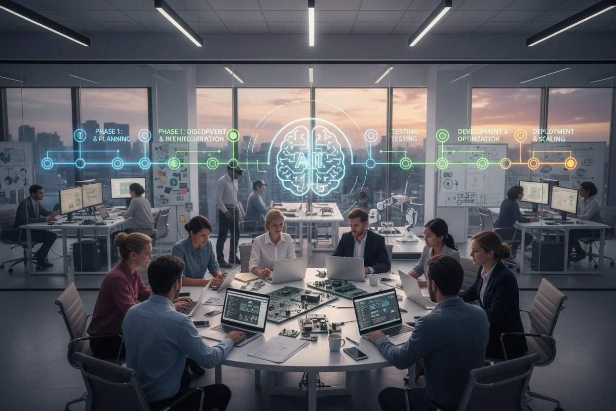 Professional image illustrating Effective Strategies for Implementing AI Tools