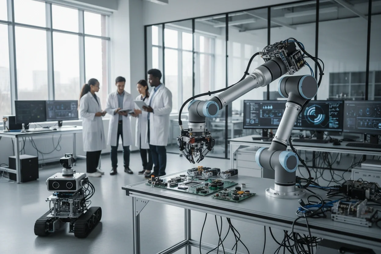 Professional image illustrating Understanding AI Robotics